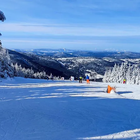Enjoyharrachov Atraktivní Klidné 3 V Centru Harrachova S Parkováním, Velkou Terasou, Wifi-wlan, Sat Zdarma, Možností Dobíjení Auta, Výhledem Do Zahrady A Na Romantický Kostelík *
