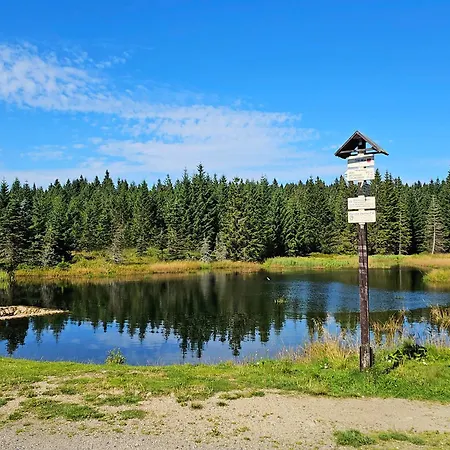 Enjoyharrachov Atraktivní Klidné 3 V Centru Harrachova S Parkováním, Velkou Terasou, Wifi-wlan, Sat Zdarma, Možností Dobíjení Auta, Výhledem Do Zahrady A Na Romantický Kostelík Apartmán *