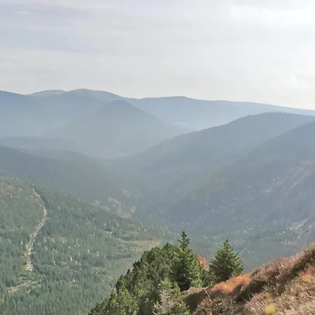 Enjoyharrachov Atraktivní Klidné 3 V Centru Harrachova S Parkováním, Velkou Terasou, Wifi-wlan, Sat Zdarma, Možností Dobíjení Auta, Výhledem Do Zahrady A Na Romantický Kostelík Apartmán