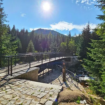 Apartment Enjoyharrachov Atraktivni Klidne 3 V Centru Harrachova S Parkovanim, Velkou Terasou, Wifi-wlan, Sat Zdarma, Moznosti Dobijeni Auta, Vyhledem Do Zahrady A Na Romanticky Kostelik