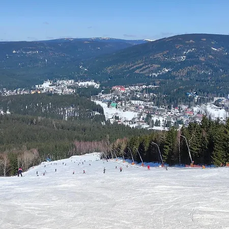 Enjoyharrachov Atraktivní Klidné 3 V Centru Harrachova S Parkováním, Velkou Terasou, Wifi-wlan, Sat Zdarma, Možností Dobíjení Auta, Výhledem Do Zahrady A Na Romantický Kostelík *