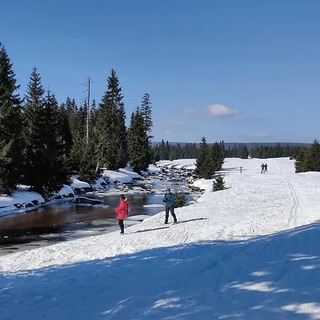 Enjoyharrachov Atraktivni Klidne 3 V Centru Harrachova S Parkovanim, Velkou Terasou, Wifi-wlan, Sat Zdarma, Moznosti Dobijeni Auta, Vyhledem Do Zahrady A Na Romanticky Kostelik Apartment